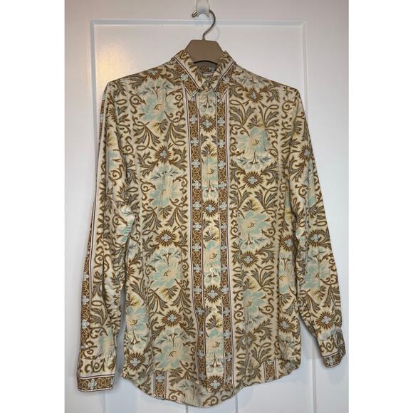 Lucky Brand Dungarees by Gene‎ Montesano Shirt Button Down MED - Picture 1 of 12